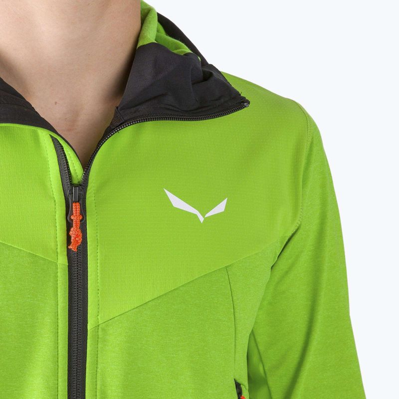 Salewa men's Agner Hybrid PL/DST FZ Hoody fleece sweatshirt green 00-0000027371 4