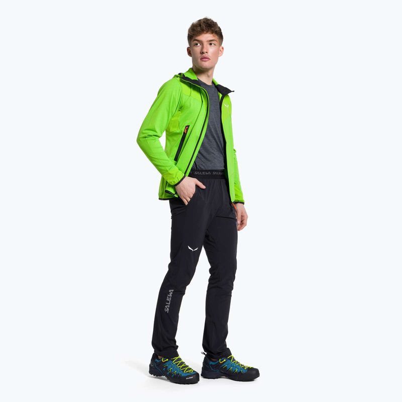 Salewa men's Agner Hybrid PL/DST FZ Hoody fleece sweatshirt green 00-0000027371 2