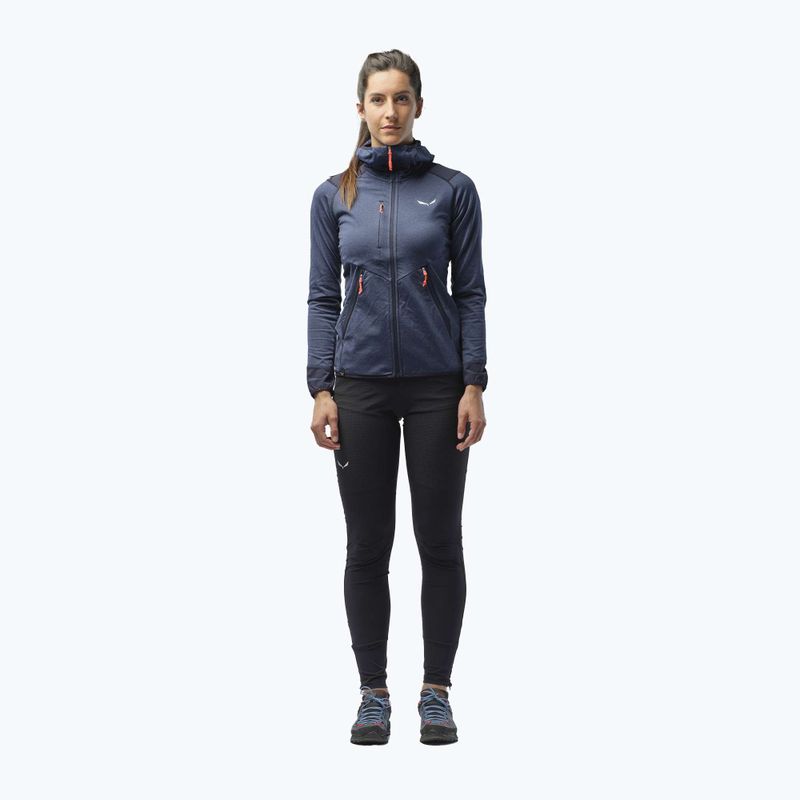 Salewa women's fleece Agner Hybrid PL/DST FZ Hoody navy blue 00-0000027372 2