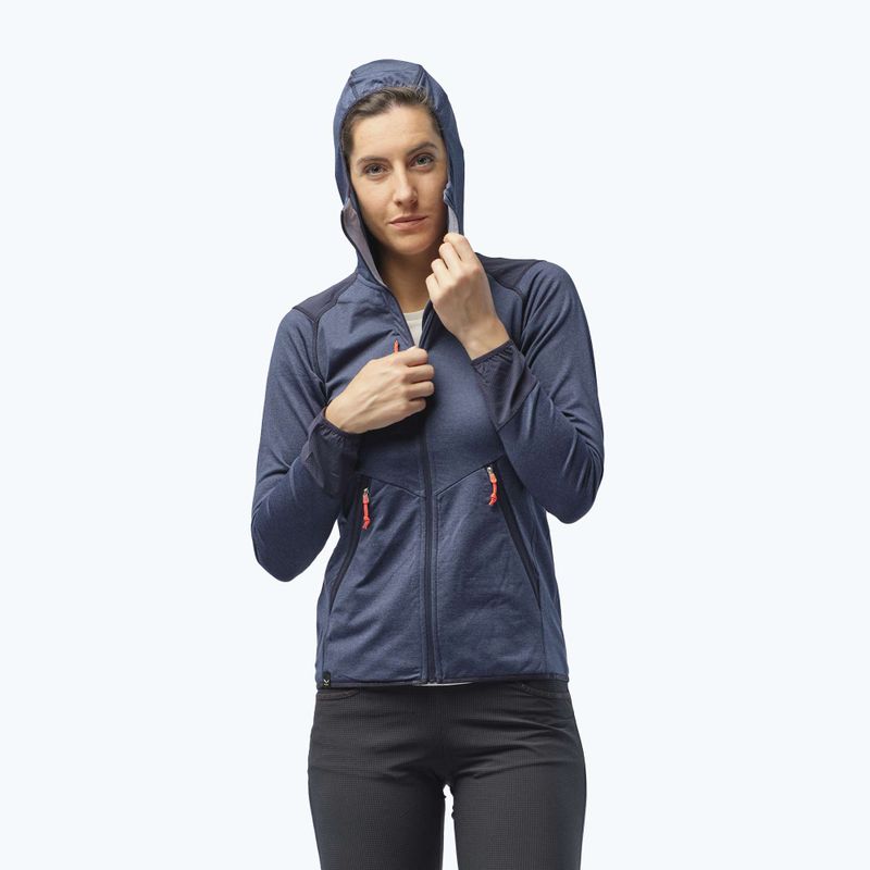 Salewa women's fleece Agner Hybrid PL/DST FZ Hoody navy blue 00-0000027372 5