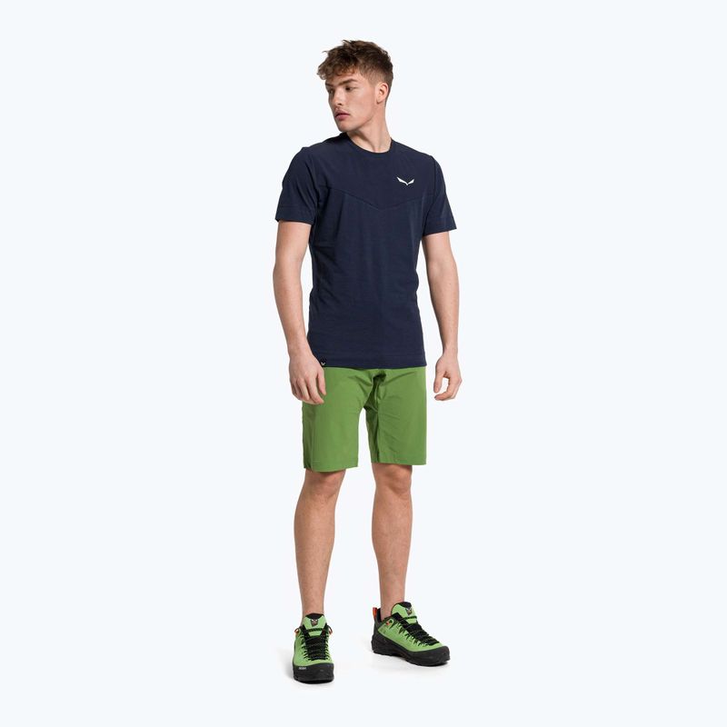 Salewa Lavaredo Hemp men's trekking shirt navy blue 00-0000028061 2
