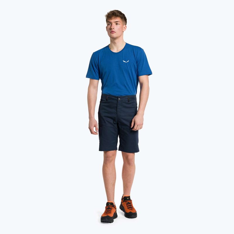 Salewa Lavaredo Hemp men's hiking shorts navy blue 00-0000028033 2