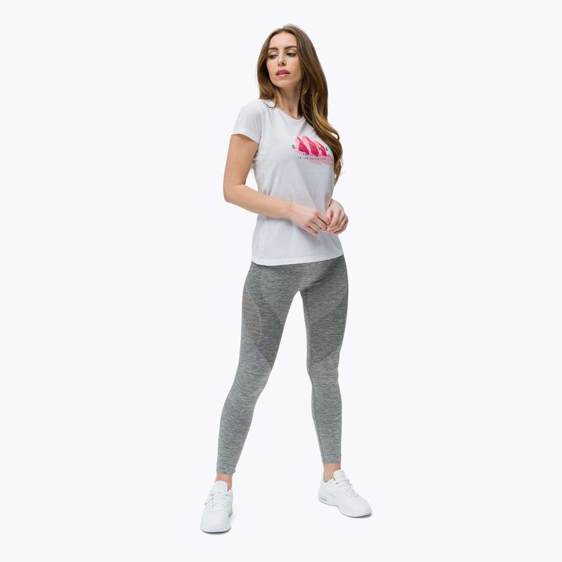 Salewa Lines Graphic Dry women's trekking shirt white 00-0000028064 2