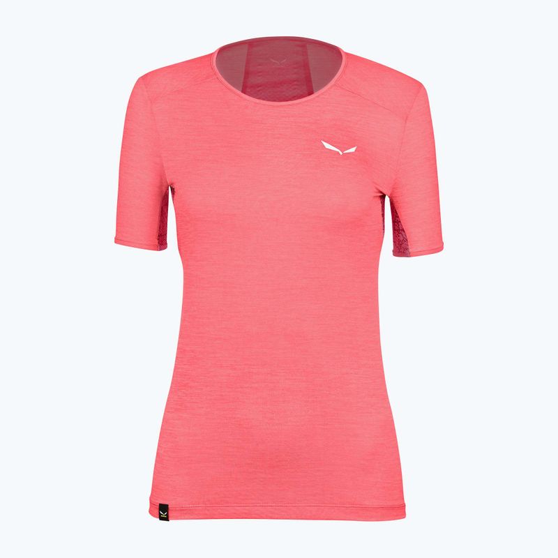 Salewa Puez Graphic 2 Dry women's trekking shirt pink 00-0000027400