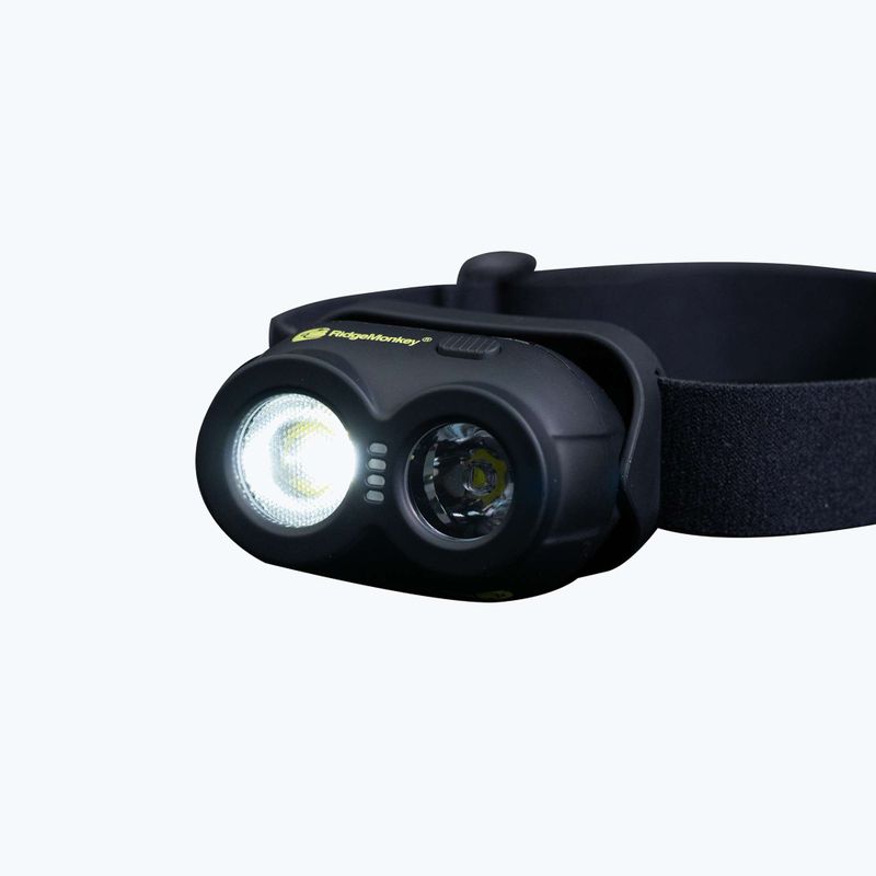 RidgeMonkey VRH150X USB Rechargeable Headtorch black RM HT150X head torch 2