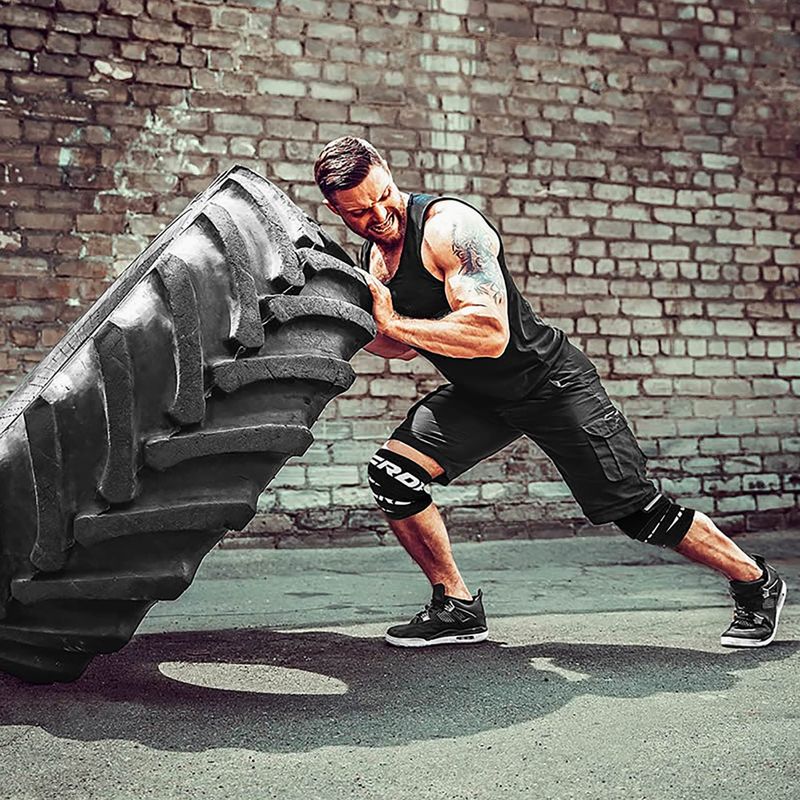 RDX Gym knee bands black WAH-K2B 8