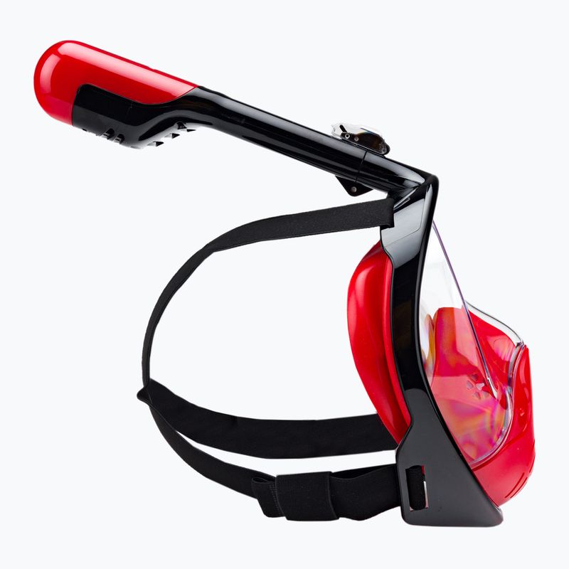 Full face mask for snorkelling AQUASTIC red SMA-01SC 9