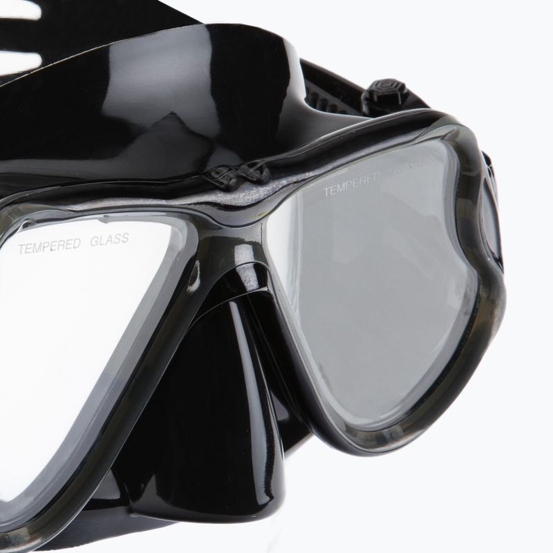 AQUASTIC Snorkelling Kit Black MSA-01C 8