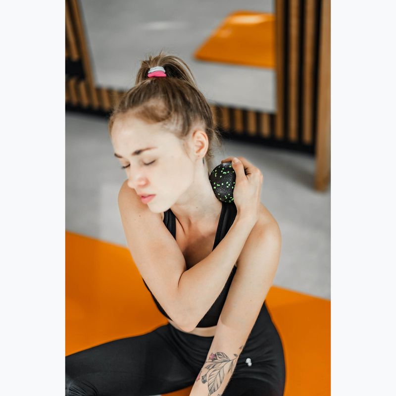 XTREXO TRX-MSB008 8 cm black/lime massage ball 3