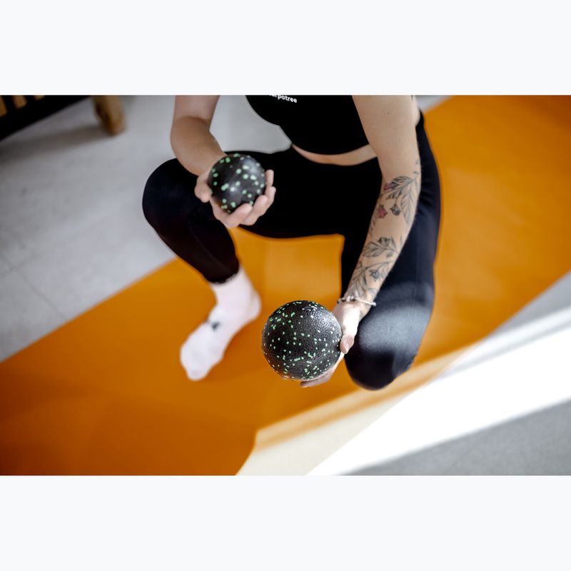 XTREXO TRX-MSB008 8 cm black/lime massage ball 8