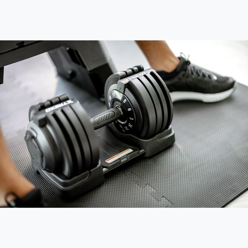 XTREXO adjustable dumbbell TXO-B4W002 24 kg black 6