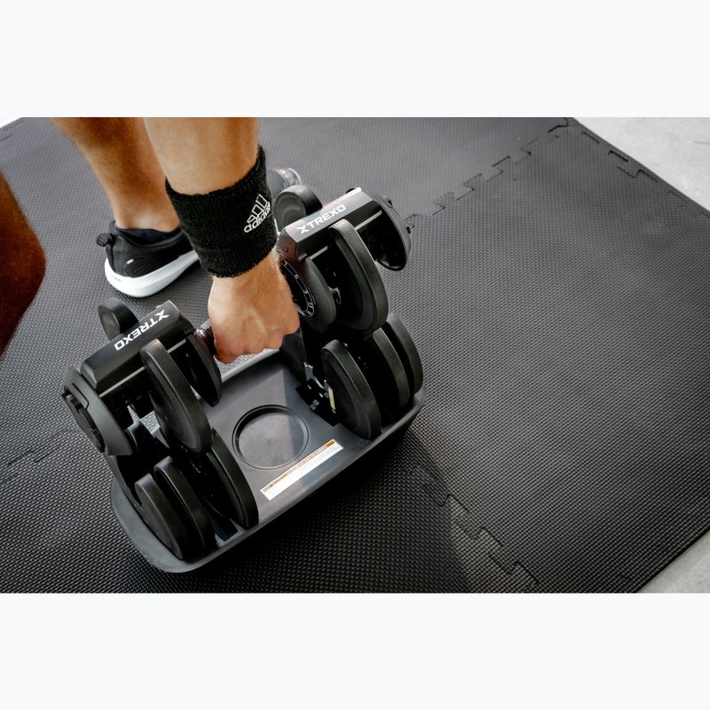 XTREXO adjustable dumbbell TXO-B4W003 18 kg black 6
