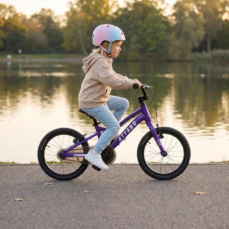 Children's bicycle ATTABO EASE 16" purple 3