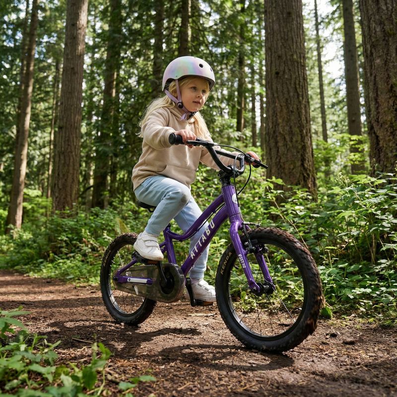Children's bicycle ATTABO EASE 16" purple 5