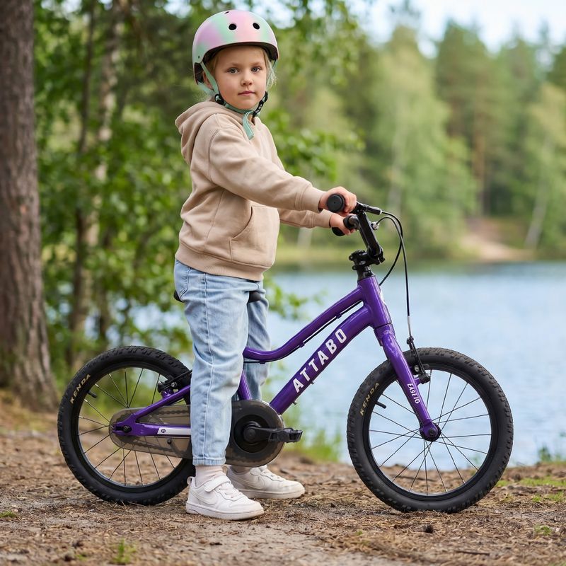 Children's bicycle ATTABO EASE 16" purple 7