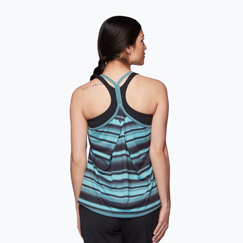 Women's trekking t-shirt Black Diamond Integrale Tank blue AP7524294056XSM1 2