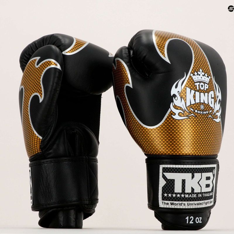Top King Muay Thai Empower boxing gloves black TKBGEM-01A-BK 7