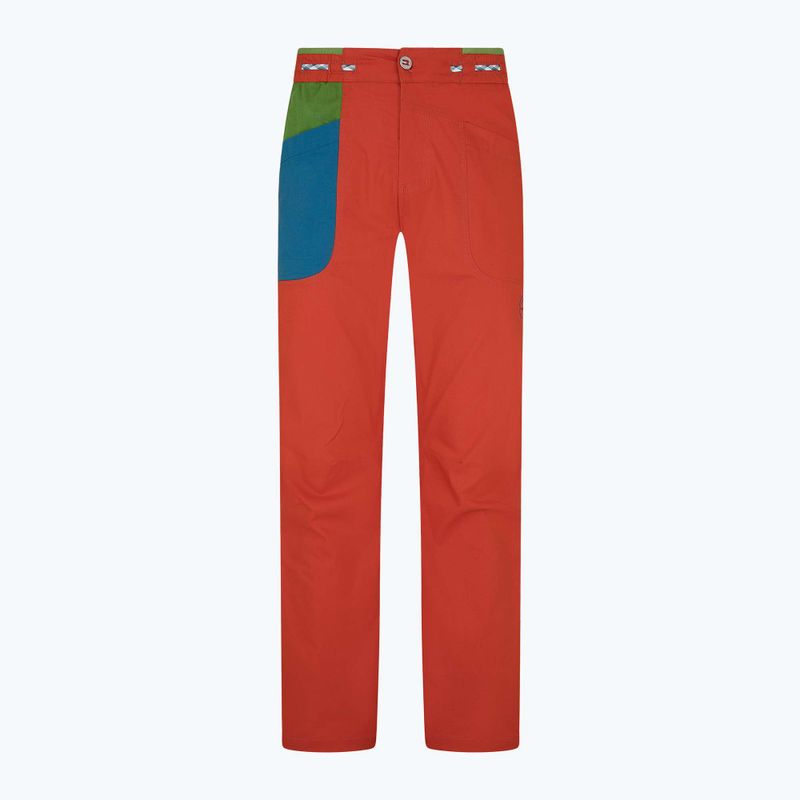 La Sportiva men's climbing trousers Fuente red N69313718 6