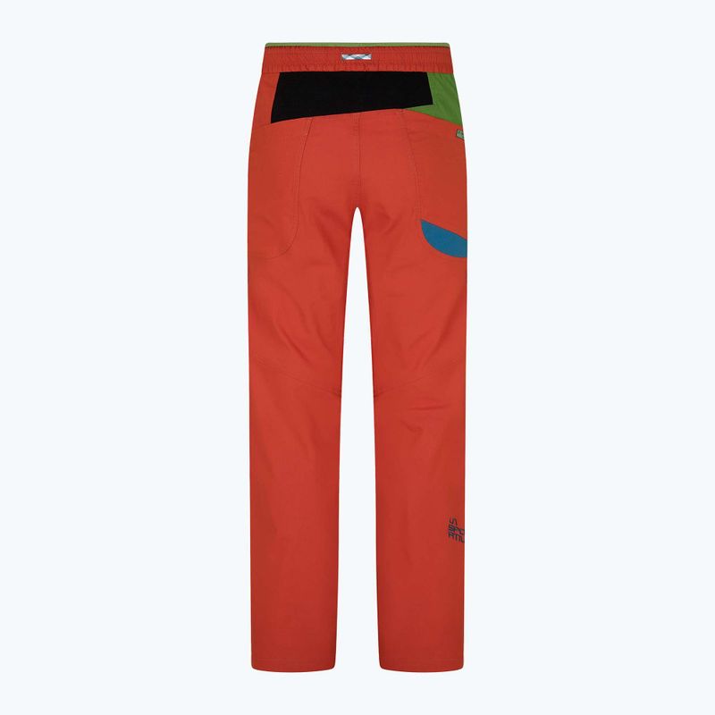 La Sportiva men's climbing trousers Fuente red N69313718 7