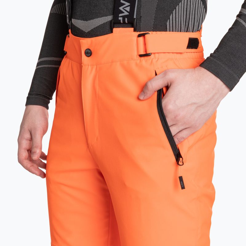 Men's ski trousers CMP 3W17397N fanta fluo 3