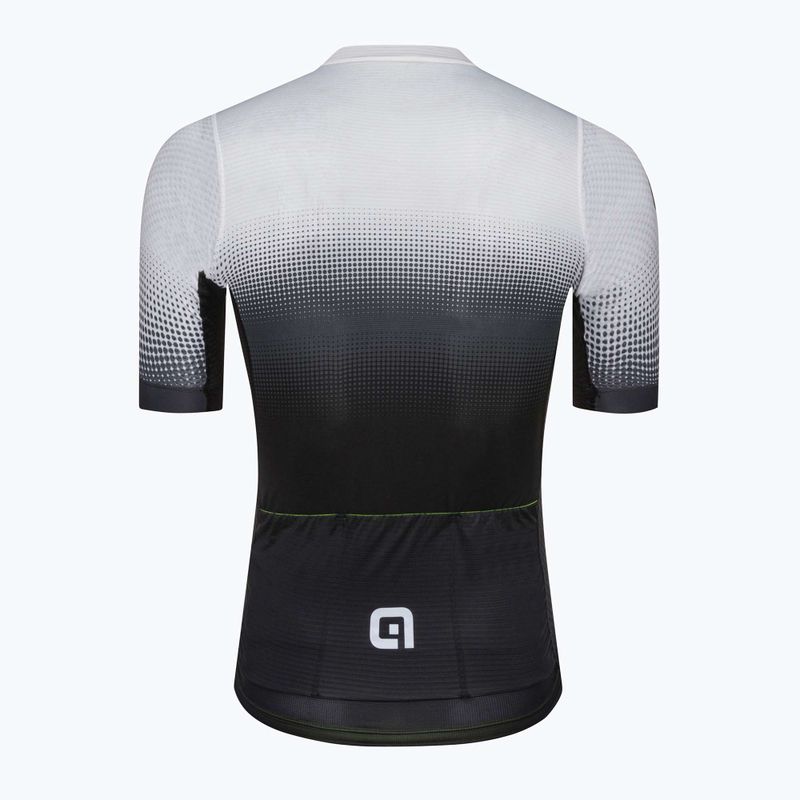 Men's Alé Gradient cycling jersey black and white L22144400 2
