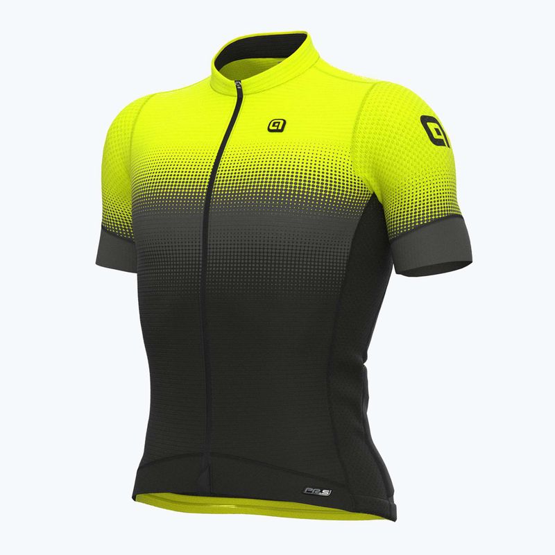 Men's Alé Gradient cycling jersey black/yellow L22144460 6