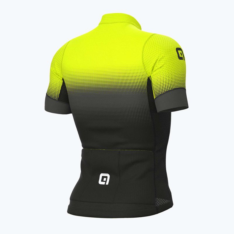 Men's Alé Gradient cycling jersey black/yellow L22144460 7