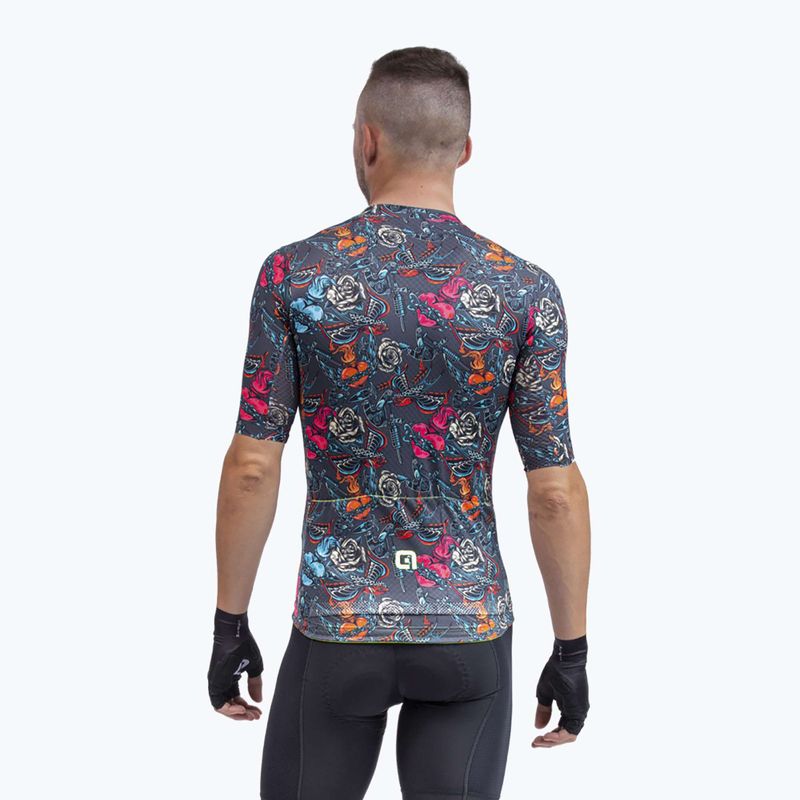 Men's Alé Tattoo grey cycling jersey L22111403 2