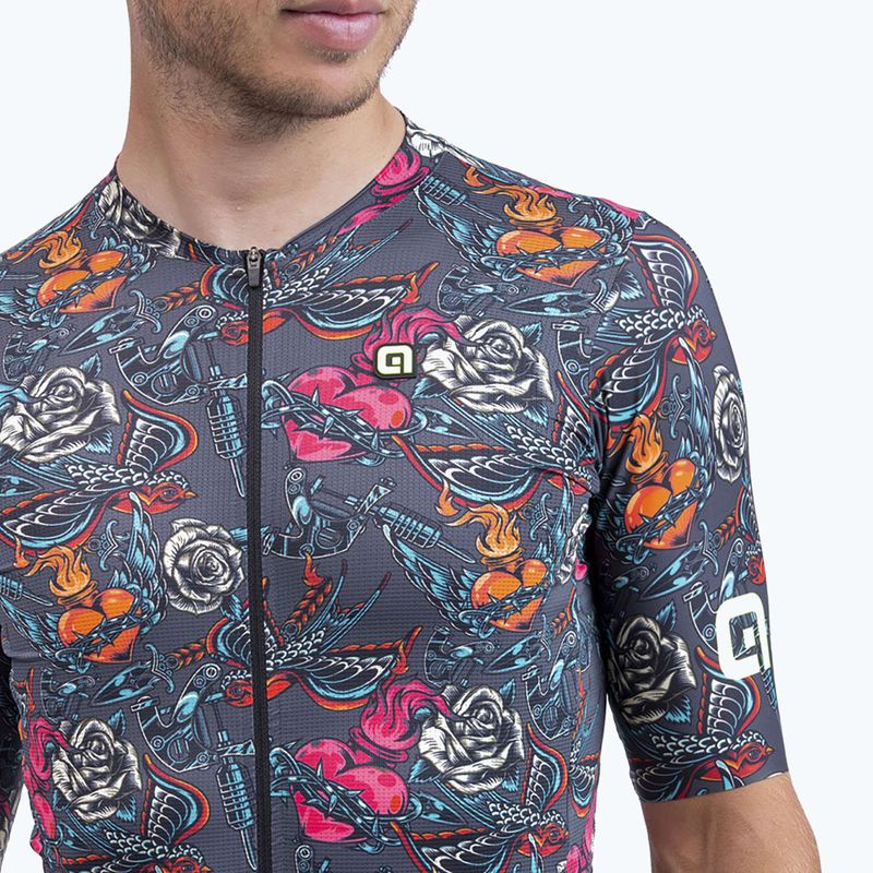 Men's Alé Tattoo grey cycling jersey L22111403 3