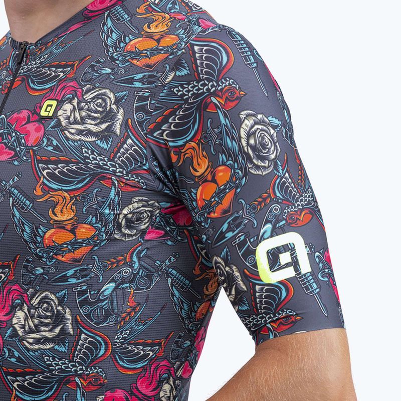 Men's Alé Tattoo grey cycling jersey L22111403 4