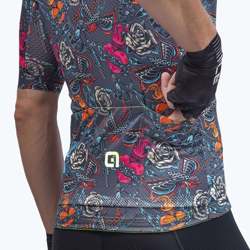 Men's Alé Tattoo grey cycling jersey L22111403 6