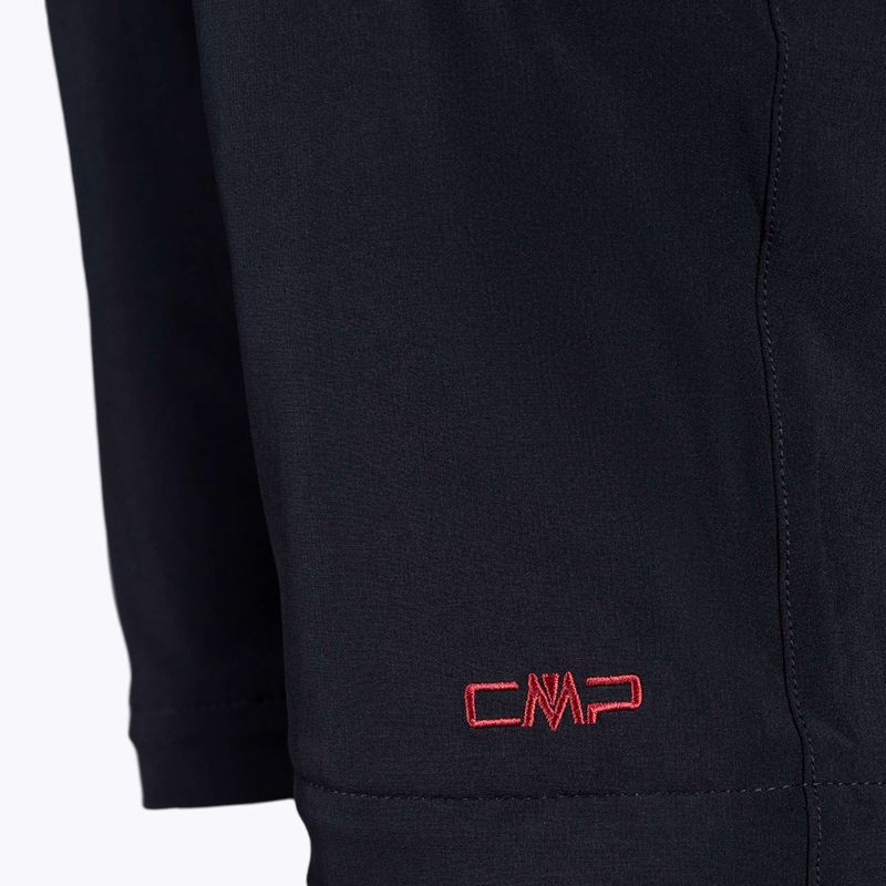 Women's CMP Zip Off trekking trousers black/pink 3T51446/05UG 4