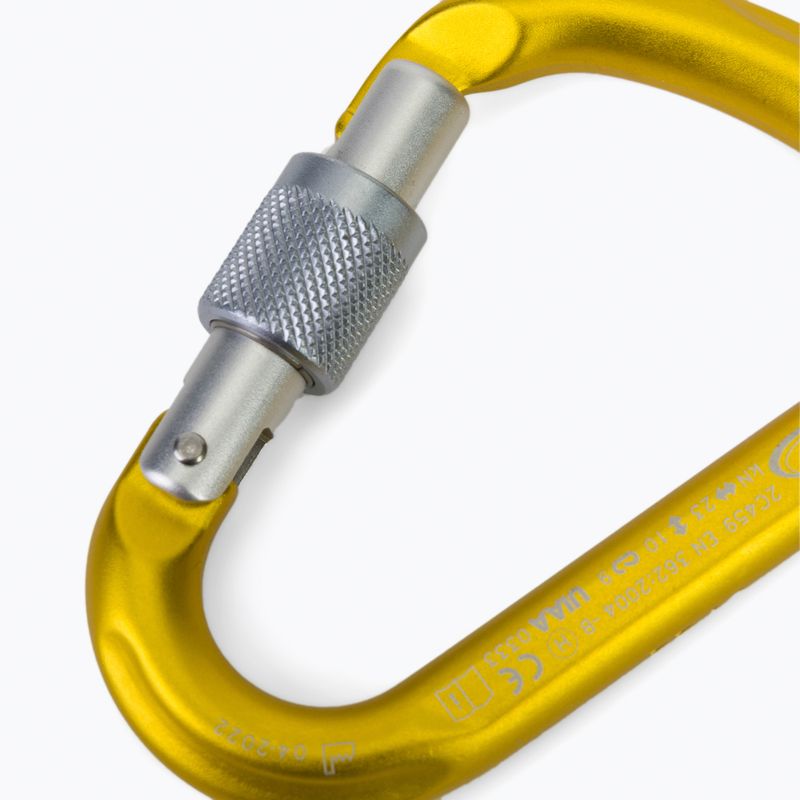 Climbing Technology Snappy SG carabiner yellow 3