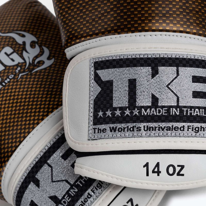 Top King Muay Thai Empower white boxing gloves TKBGEM-02A-WH 5