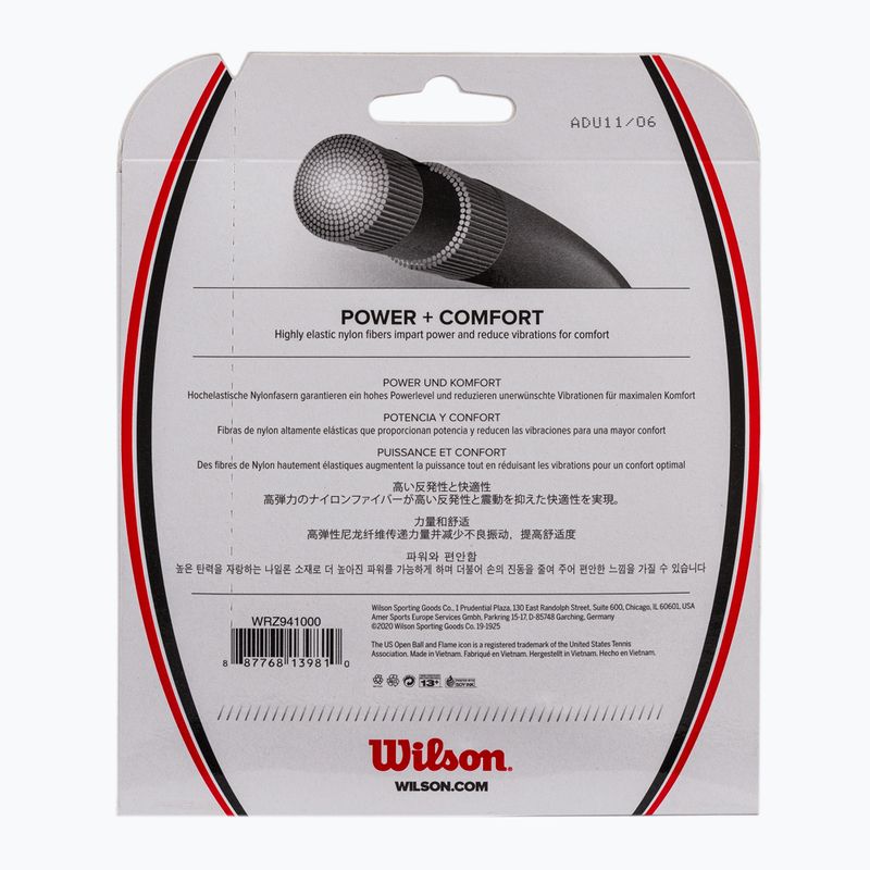 Wilson Sensation 16 tennis string 12.2m white WRZ941000+ 2