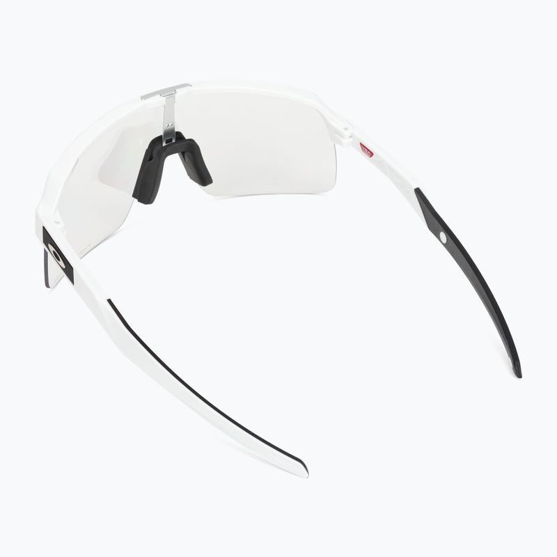 Oakley Sutro Lite matte white/clear to black photochromic sunglasses 2