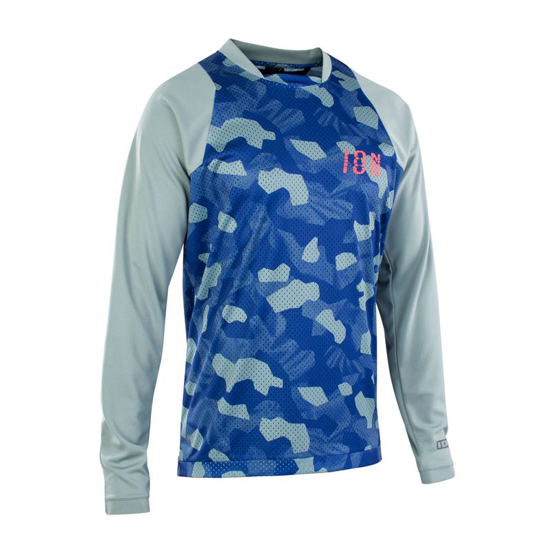 Men's cycling jersey ION Scrub green-blue 47222-5009 5