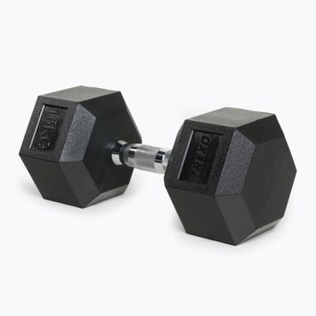 XTREXO Hex HXD150 rubberised dumbbell 15 kg