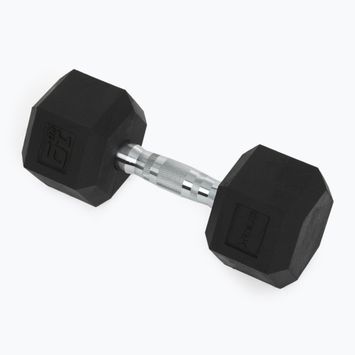 XTREXO Hex HXD100 rubberised dumbbell 10 kg