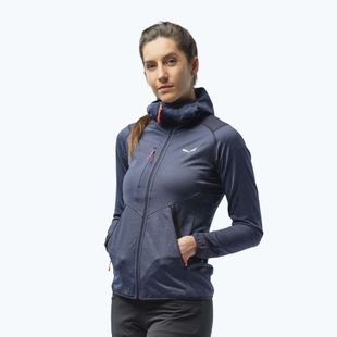 Salewa women's fleece Agner Hybrid PL/DST FZ Hoody navy blue 00-0000027372