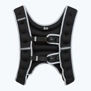 XTREXO 8kg weight training waistcoat black WV-08