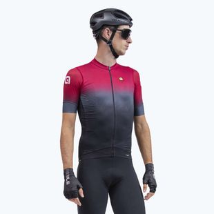 Men's Alé Gradient cycling jersey black/red L22144426