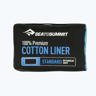 Sea to Summit Premium Cotton Travel Sleeping Bag Liner navy blue ASTDOSNB